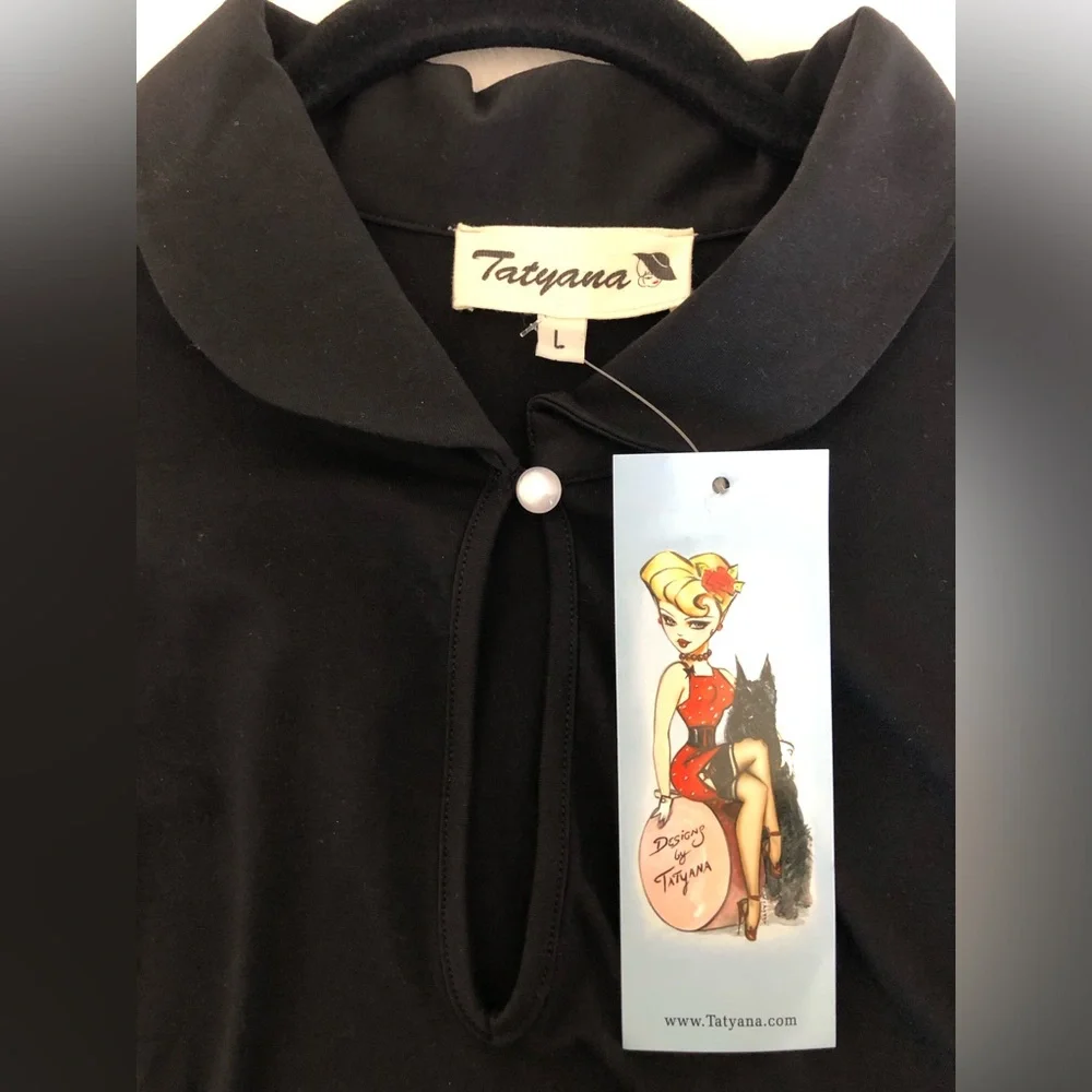 Tatyana Keynote Black Blouse - Picture 6 of 7